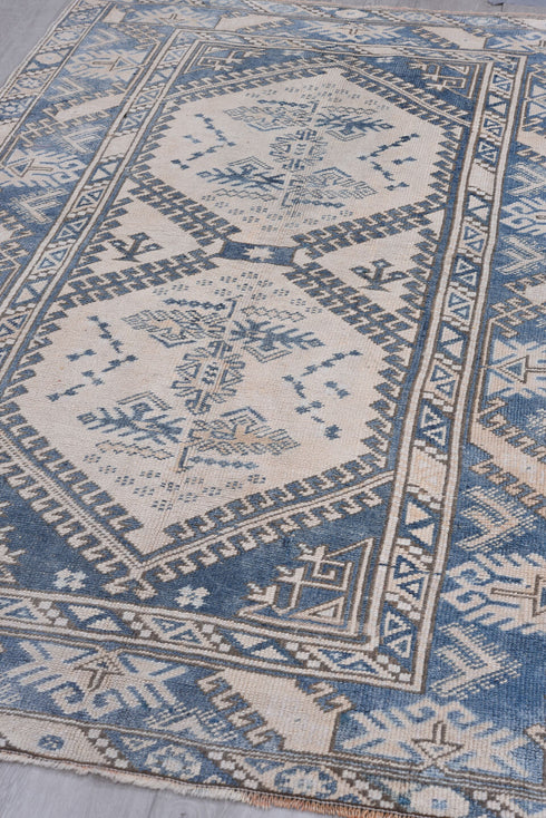 Vintage Oushak Area Rug (4' x 6')